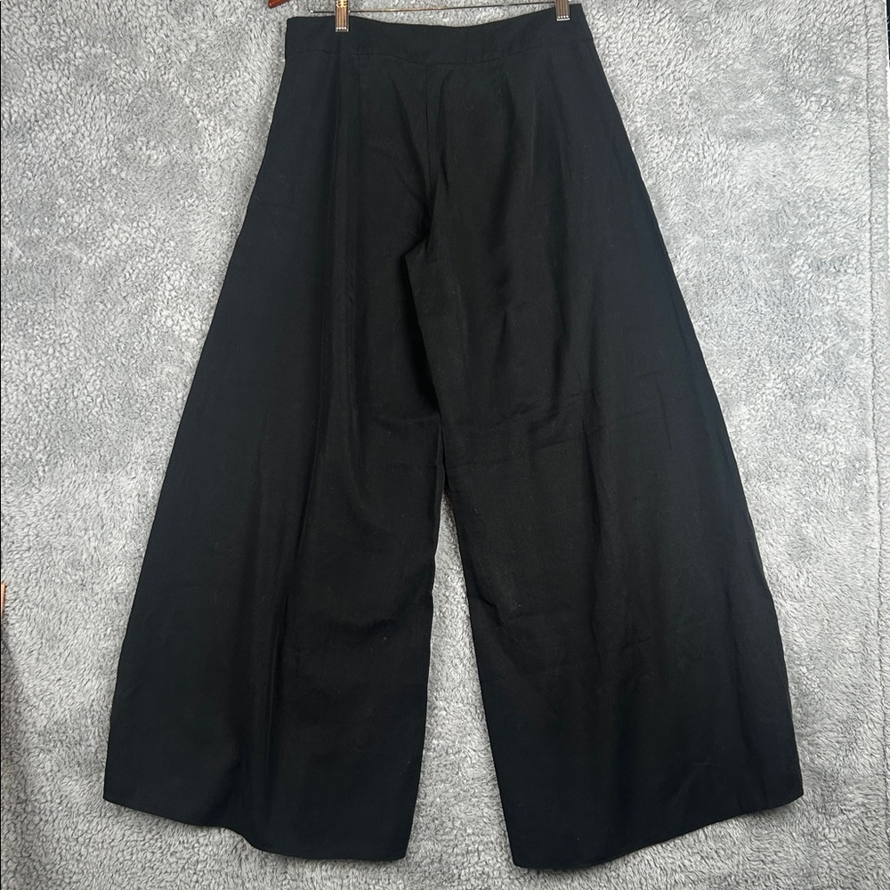 NWT Eileen Fisher Wide Leg Palazzo Black Tencel Women’s Size S - Picture 11 of 15